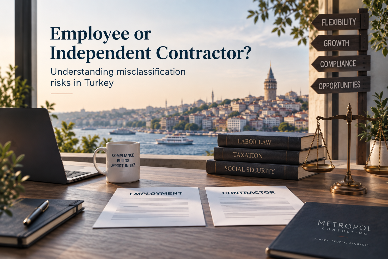 Employee vs independent contractor in Turkey and misclassification risks